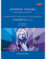 Concerto Op. 8 / No 4 "L'Inverno" Clarinet & Piano
